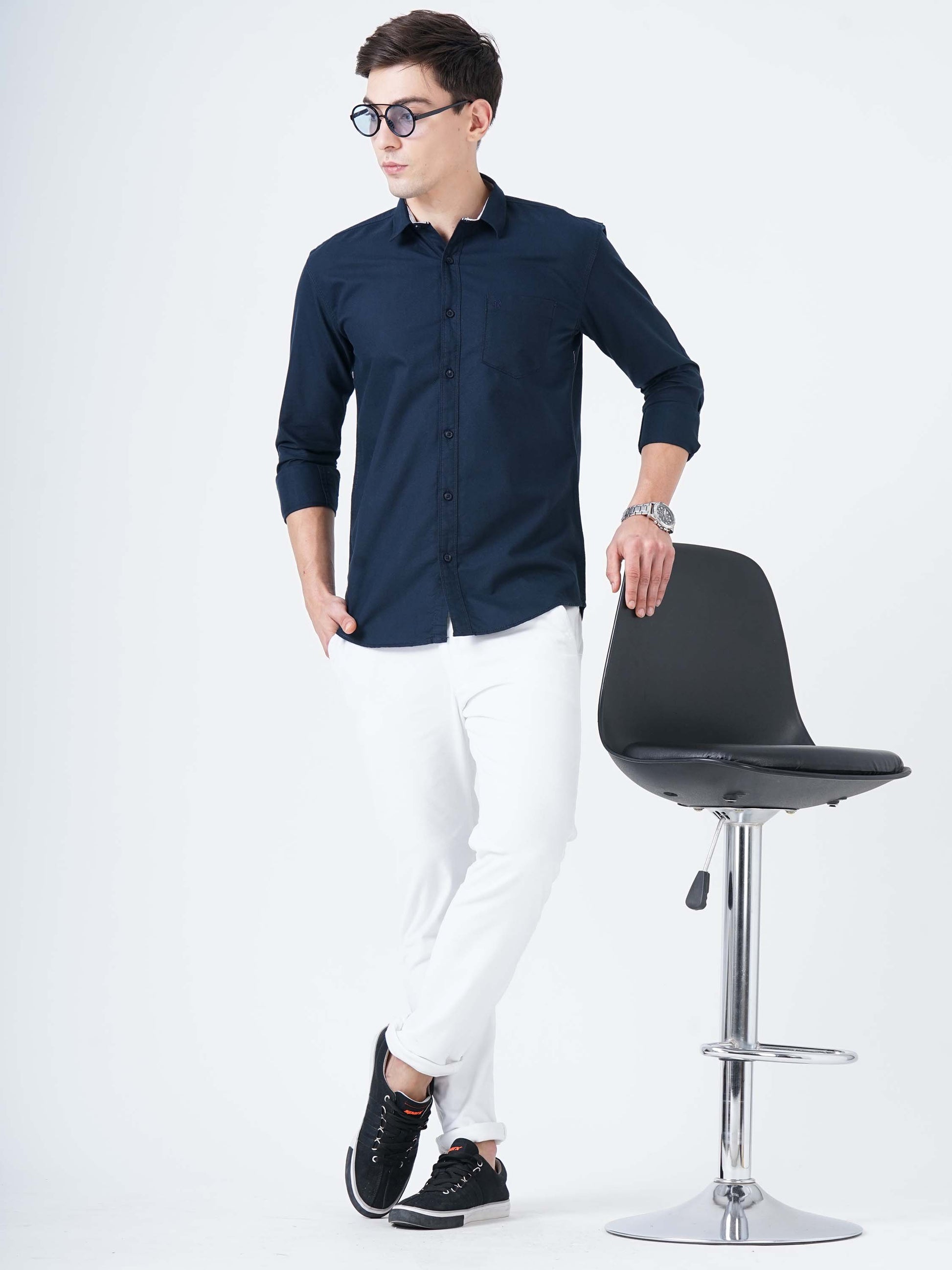 Firefly Solid Shirt for Men 