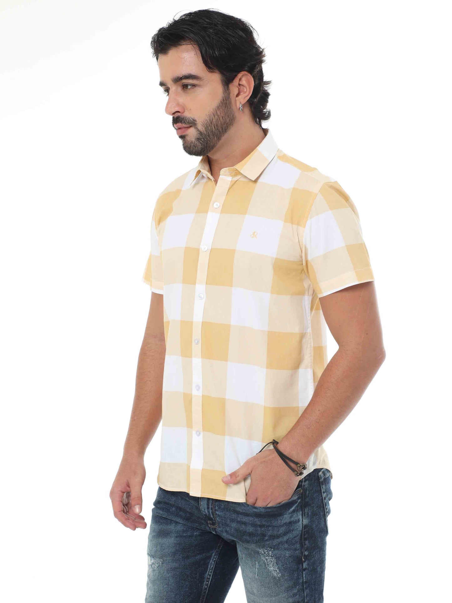 Yellow Checks Shirt