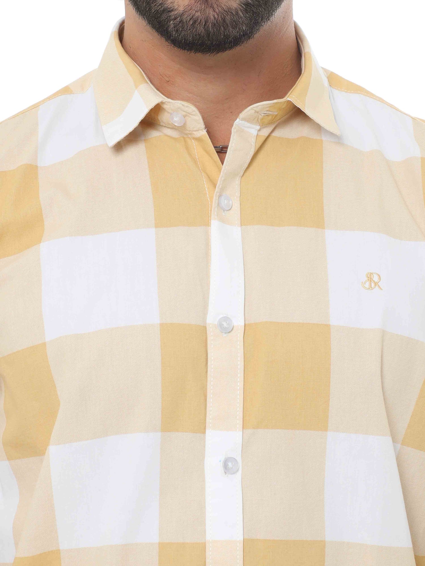 Yellow Checks Shirt