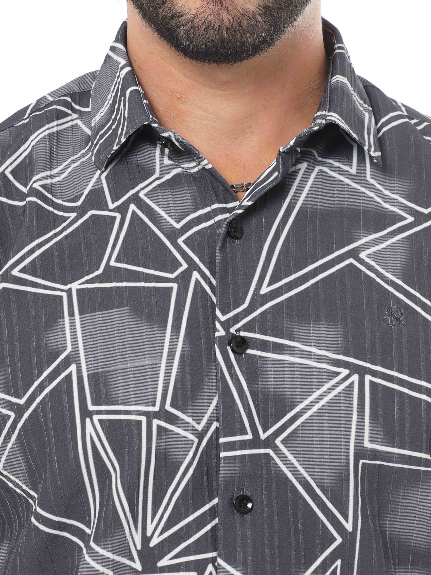 Geometric Design Print Shirt