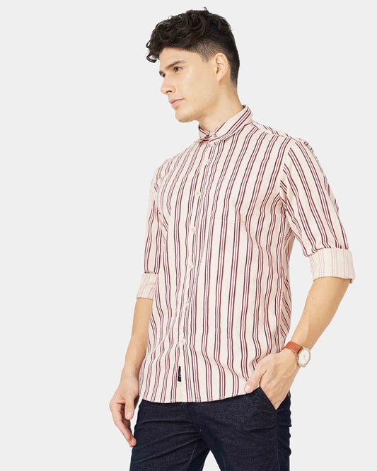 Tailored Shirts for Men: Buy Pink Stripe Shirt