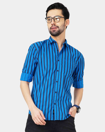 Fun Blue Stripe Shirt