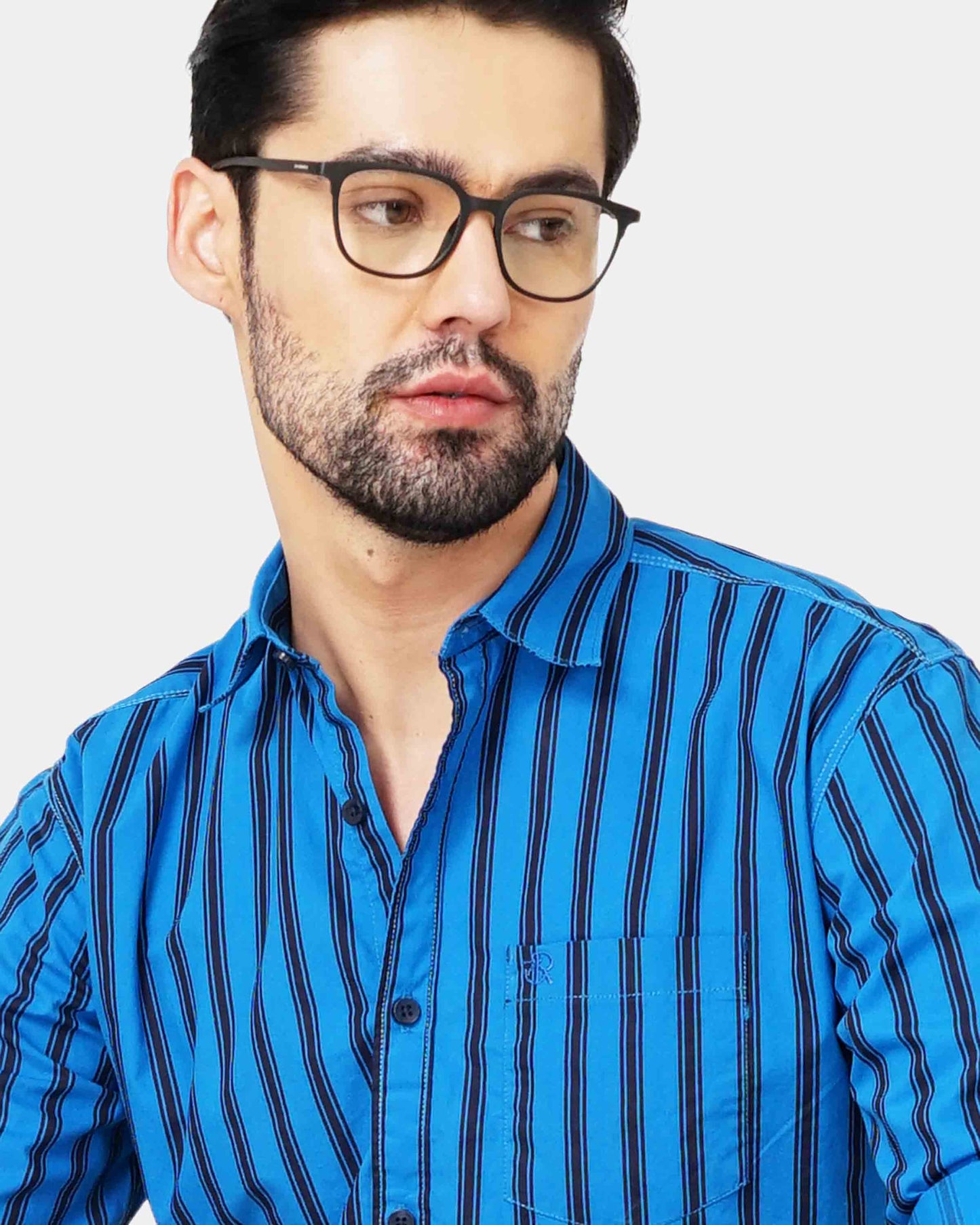 Fun Blue Stripe Shirt